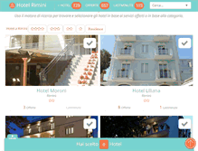 Tablet Screenshot of hotel-rimini.it